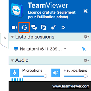 Teamviewer message Audio