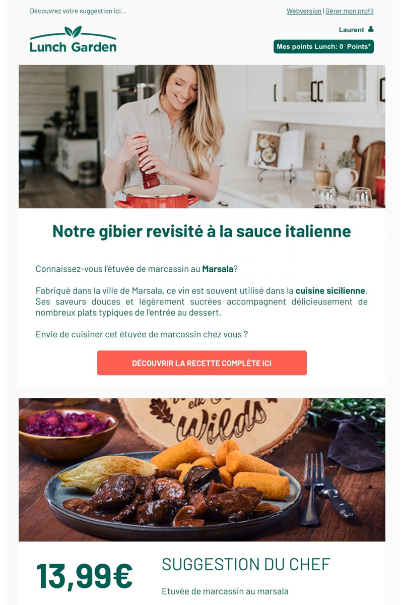 Refonte d'une newsletter pour proposer un contenu alternatif pour le ...